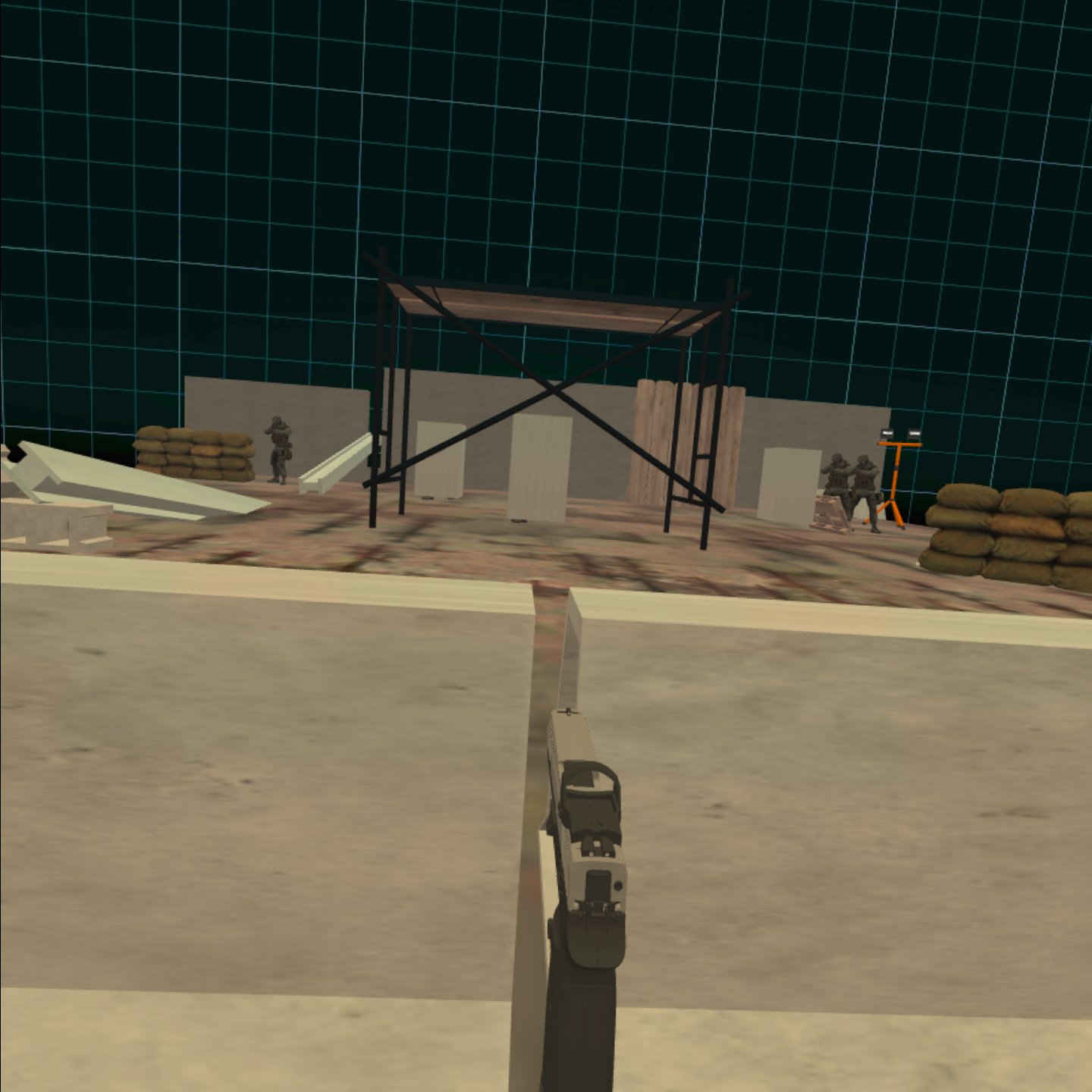 screenshot of target shooter demo